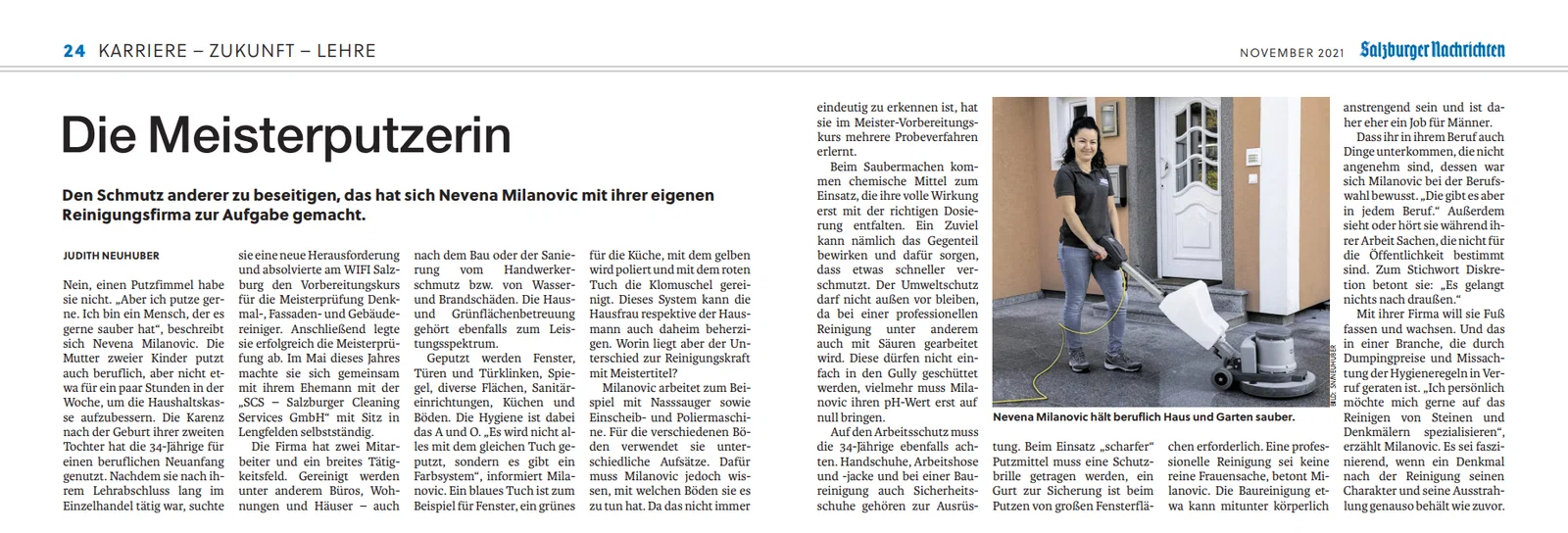 Presseartikel über SCS